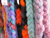 HAND DYED ROVING BRAIDS 1 EACH FOR 3 MONTHS